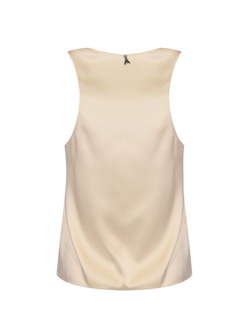 Top canotta fluida in raso Patrizia Pepe | 8C0725 A269W409